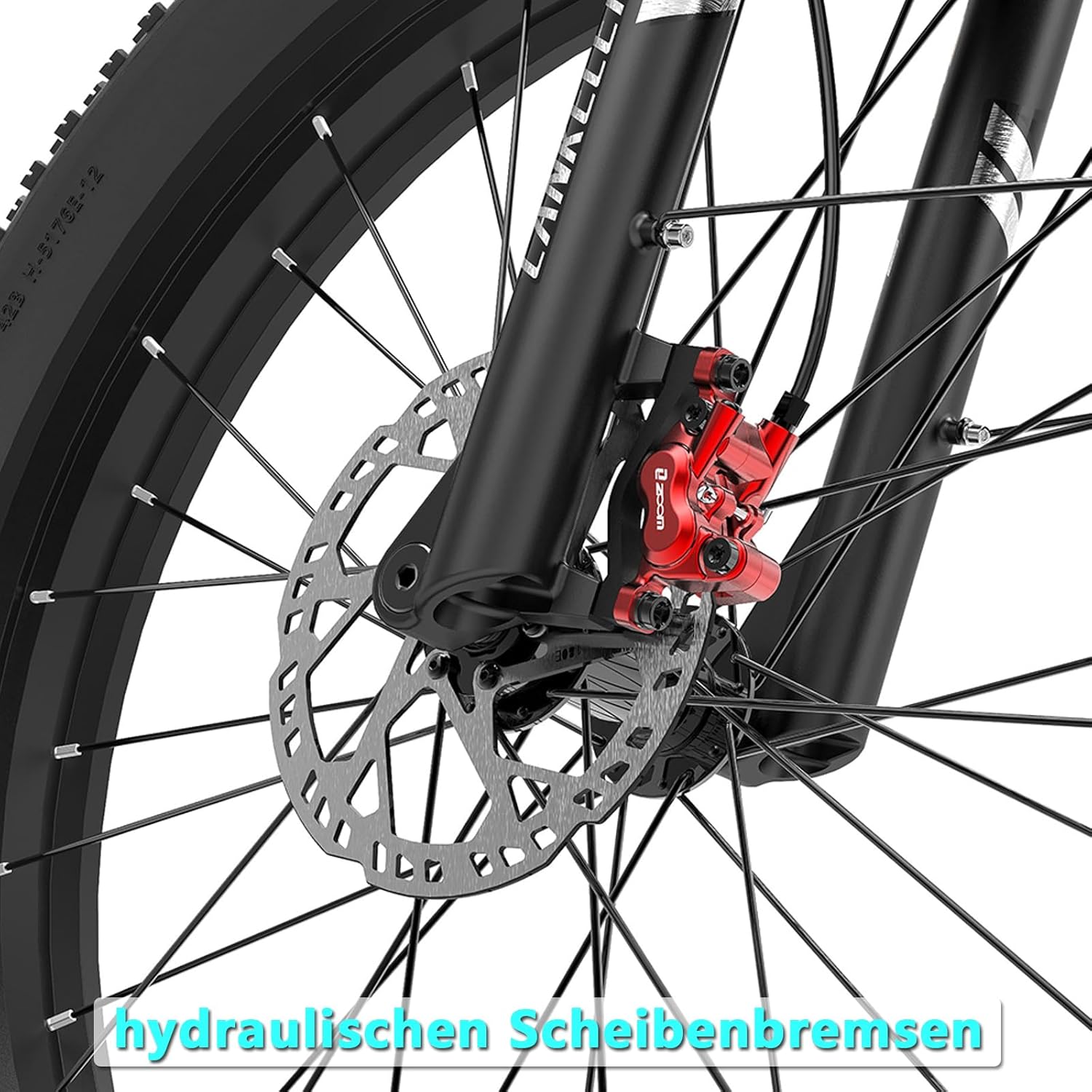 LANKELEISI MG600 Plus E Bike Damen 26 Zoll Tiefeinsteiger Fat Bike Elektrofahrräder mit 48V 20Ah Akku, Reichweite Bis zu 150KM, 7-Gang Ebike Herren für Trail, Schnee & Strand – Bild 6
