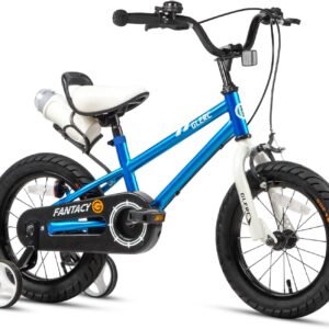 Glerc Fantacy 12 14 16 18 20 Inch Children’s Bicycle for 2-14 Years Old with Headlight & Kickstand for Birthday Gift, Multiple Colours