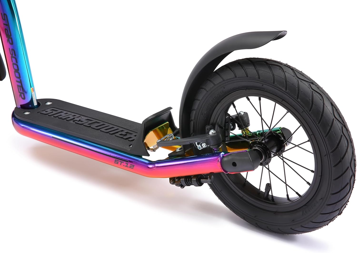 STAR SCOOTER Children's Scooter from 7 Years City Kick Scooter Pneumatic Tyres Height Adjustable 12 Inch New Gen – Bild 4