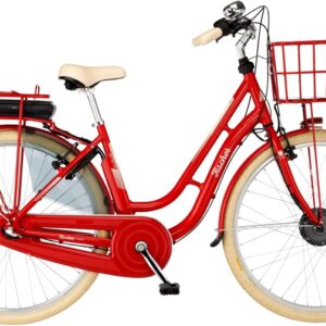Fischer E-Bike City CITA Retro 2.0, Electric Bicycle for Men and Women, RH 48 cm, Front Motor 32 Nm, 36 V Battery