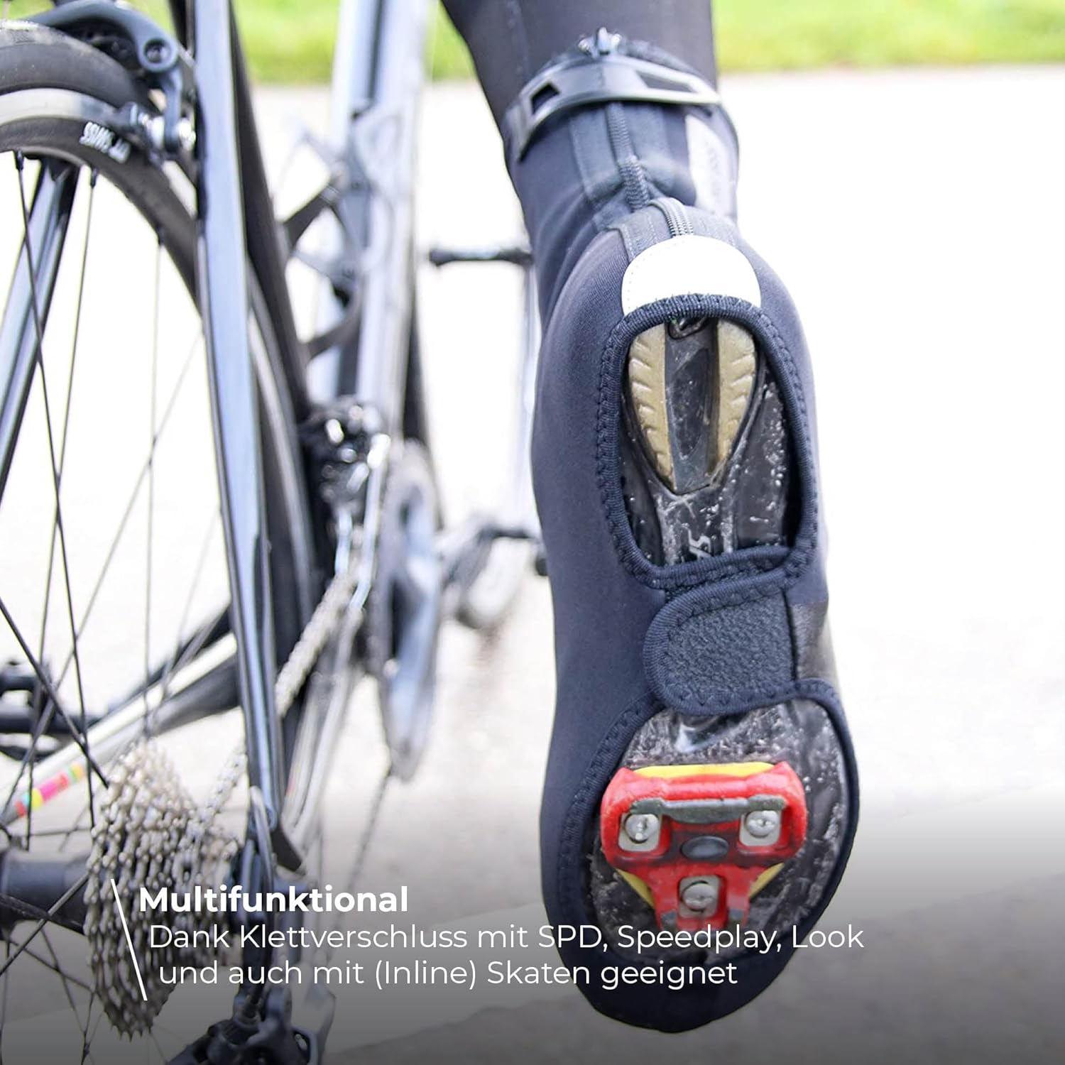BBB Cycling Bicycle Overshoes for Men and Women, Winter Shoe Covers, Windproof, Cold Protection, Thermal Neoprene Overshoes for Road Bike, MTB, HeavyDuty OSS BWS-02B – Bild 7