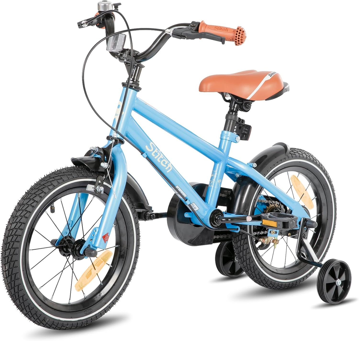 STITCH 12/14/16/18/20 Inch Children's Bicycle for 2-11 Year Old Boys, 12/14/16/18/20 Inch Bicycle for Boys with Stabilisers, 18/20 Inch with Stabilisers & Stand – Bild 3