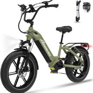 R6 Electric Bicycle, 48 V 15.6 Ah Large Capacity Removable Battery, Range up to 120 Km, Suitable for Men and Women, with LCD Display, Seat Height Adjustable
