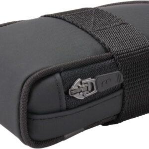 BBB Cycling Bicycle Saddle Bag for Universal Bander for Easy Installation on Mountain Bike, Road Bike and City Bike, Saddle Bag Saddle Bag, Racepack B, Black