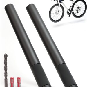 Borgen Wooden Bicycle Wall Mount, 20kg Load Capacity, Sturdy Wall Mount for Road Bike, Mountain Bike and E-Bike
