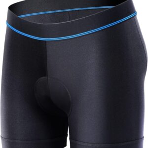 Sportneer Men’s Padded Cycling Shorts, Quick-Drying Elastic Cycling Shorts, Improved Elasticity and Air Permeability