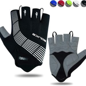 Souke Sports Cycling Gloves Half Finger Men Women Gel Shock Absorption Fitness Gloves Breathable Non-Slip Cycling Gloves