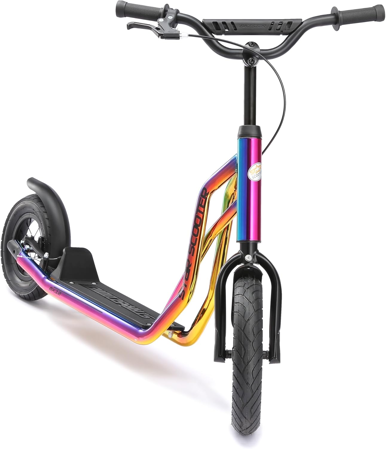 STAR SCOOTER Children's Kick Scooter from 6-7 Years | 12/10 Inch Mixed City Kick Scooter Pneumatic Tyres – Bild 7
