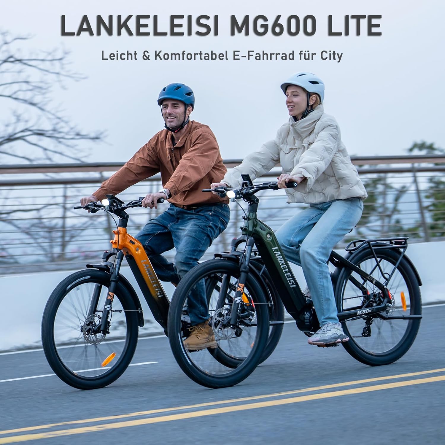 LANKELEISI MG600 Lite E-Bike Damen 27,5 Zoll Tiefeinsteiger Elektrofahrräder mit 36V 20Ah Akku, 150KM Reichweite, 8-Gang E-Fahrrad Herren für Urban, Trail & Straße – Bild 6