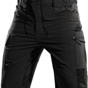 Cycorld Men’s Short Trousers, Hiking Trousers, MTB Trousers, Men’s Short Breathable Quick-Drying Bermuda Cargo Shorts, Work Trousers, Men’s Short Cycling Shorts, Mountain Bike