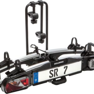 Bullwing SR7 Bicycle Carrier for Towing Hitch for E-Bikes with Quick Release, Foldable and Pre-Assembled
