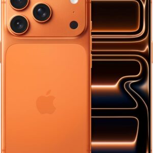 Apple iPhone 17 Pro 256 GB: 6.3 Inch Display with ProMotion up to 120 Hz, A19 Pro Chip, Breakthrough Battery Life, Pro Fusion Camera System with Centre Stage Front Camera; Cosmic Orange