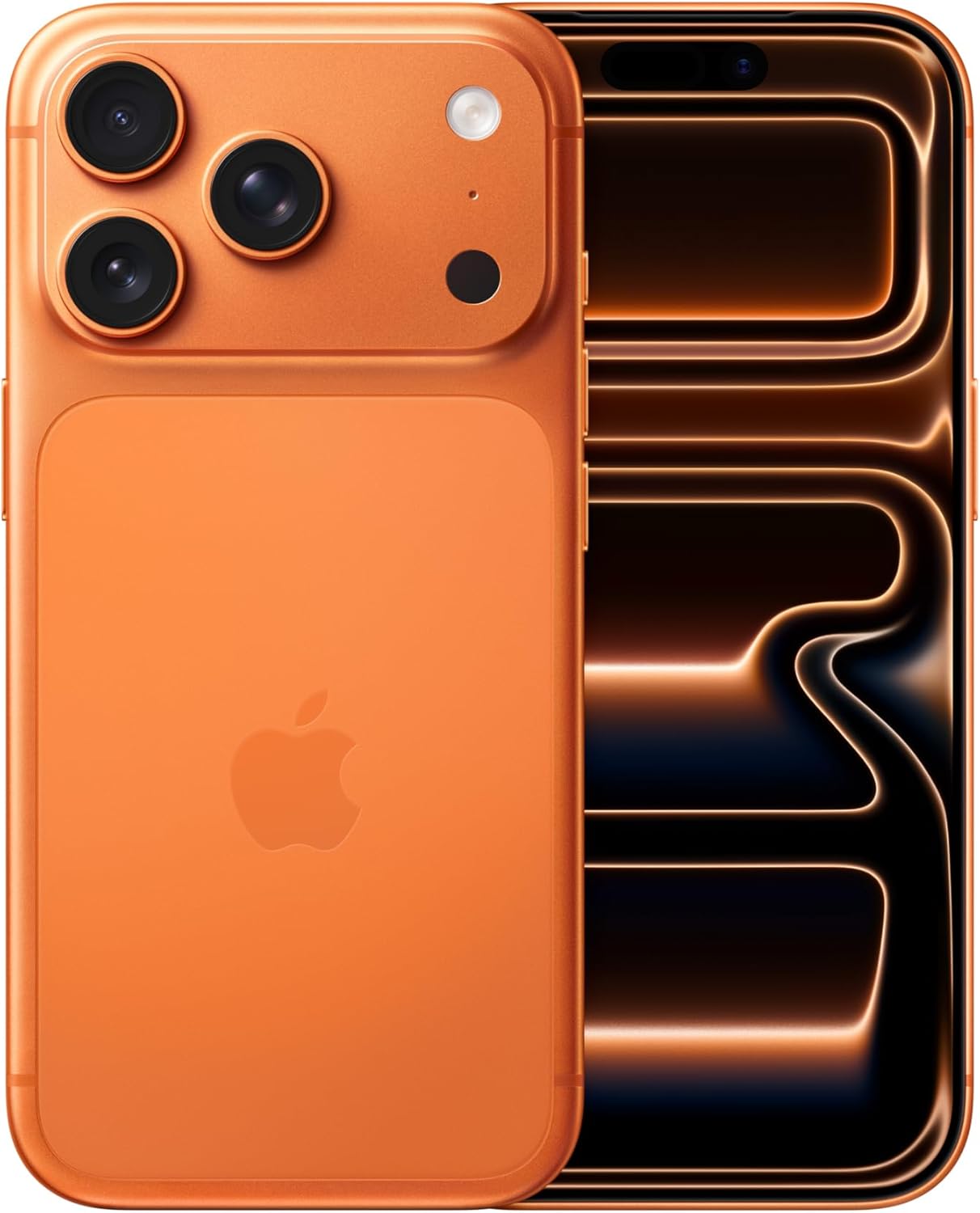 Apple iPhone 17 Pro 256 GB: 6.3 Inch Display with ProMotion up to 120 Hz, A19 Pro Chip, Breakthrough Battery Life, Pro Fusion Camera System with Centre Stage Front Camera; Cosmic Orange