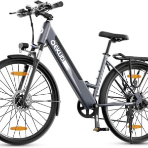 Electric Bicycle, E-Bike Trekking Bike E-City Bike, 36 V 12.5 Ah Li-Ion Battery Mountain Bike Commuter Bike, LCD Display, Range up to 100 Km, EU Compliant, with App