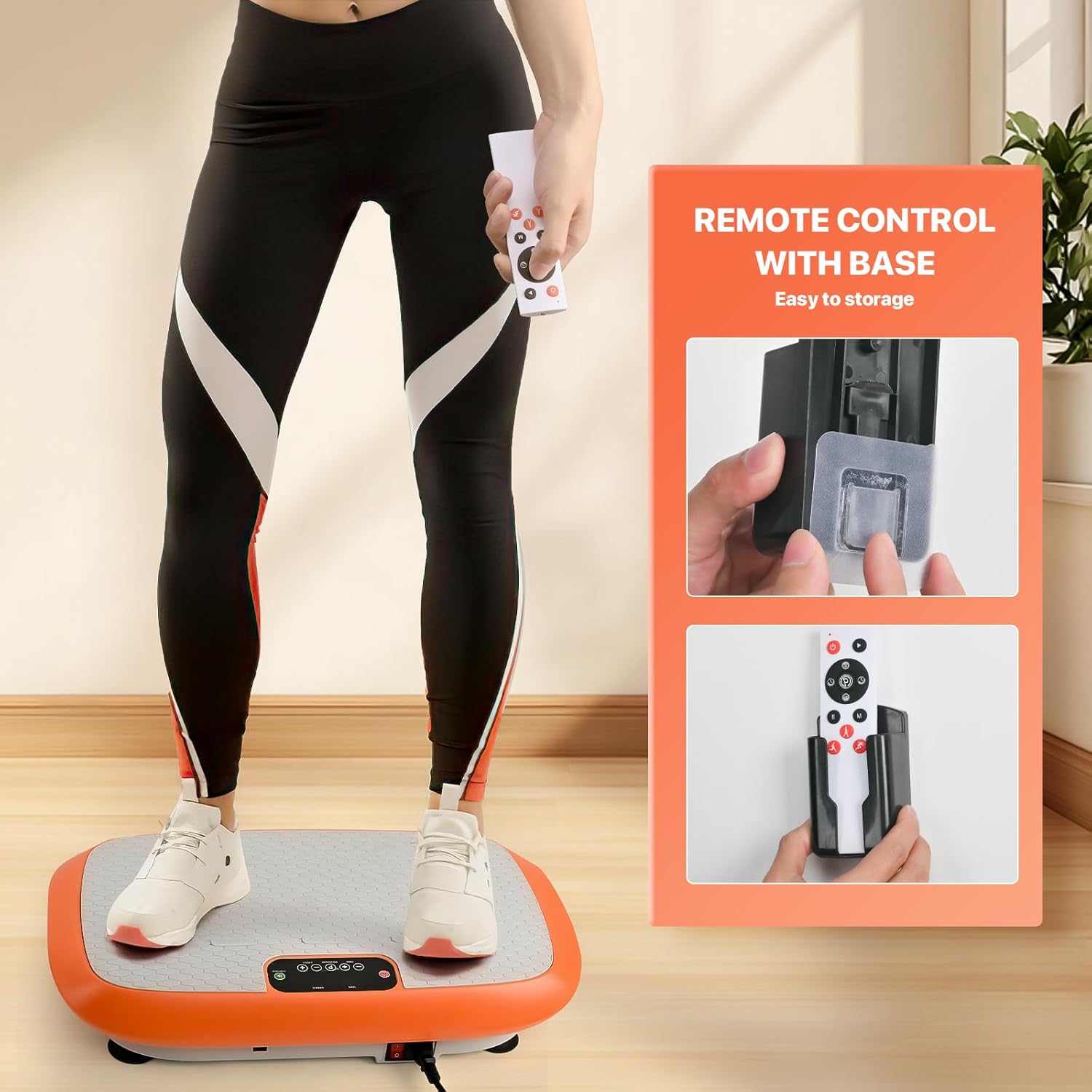 Vibration Plate Training Device for Weight Loss, Fitness Equipment, Vibration Plate Platform for Home Fitness, Lymphatic Drainage, Shaking, Full Body Shaker, 99 Adjustable Speeds – Bild 5