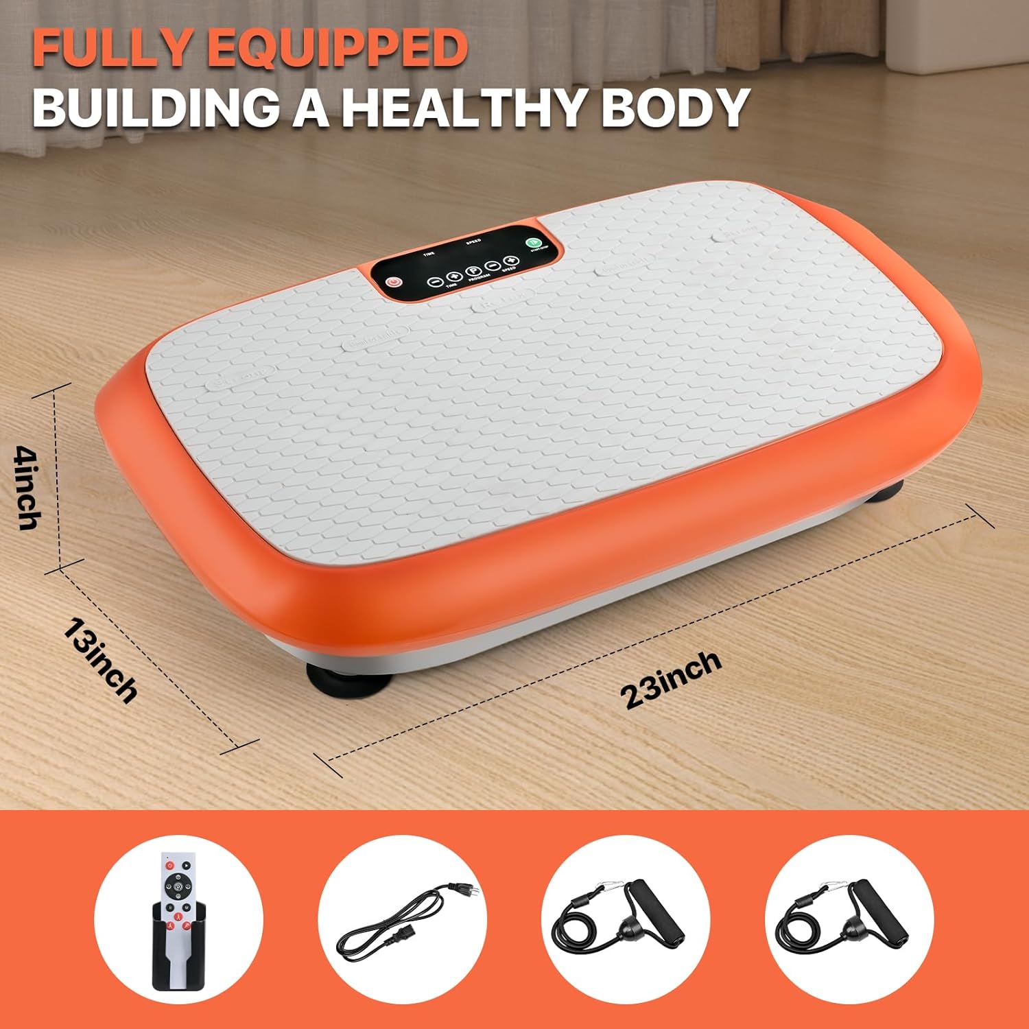 Vibration Plate Training Device for Weight Loss, Fitness Equipment, Vibration Plate Platform for Home Fitness, Lymphatic Drainage, Shaking, Full Body Shaker, 99 Adjustable Speeds – Bild 6