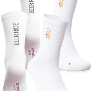 Occulto Men’s & Women’s Motif Road Cycling Socks Pack of 2 (Model: Mathieu), Cycling Socks