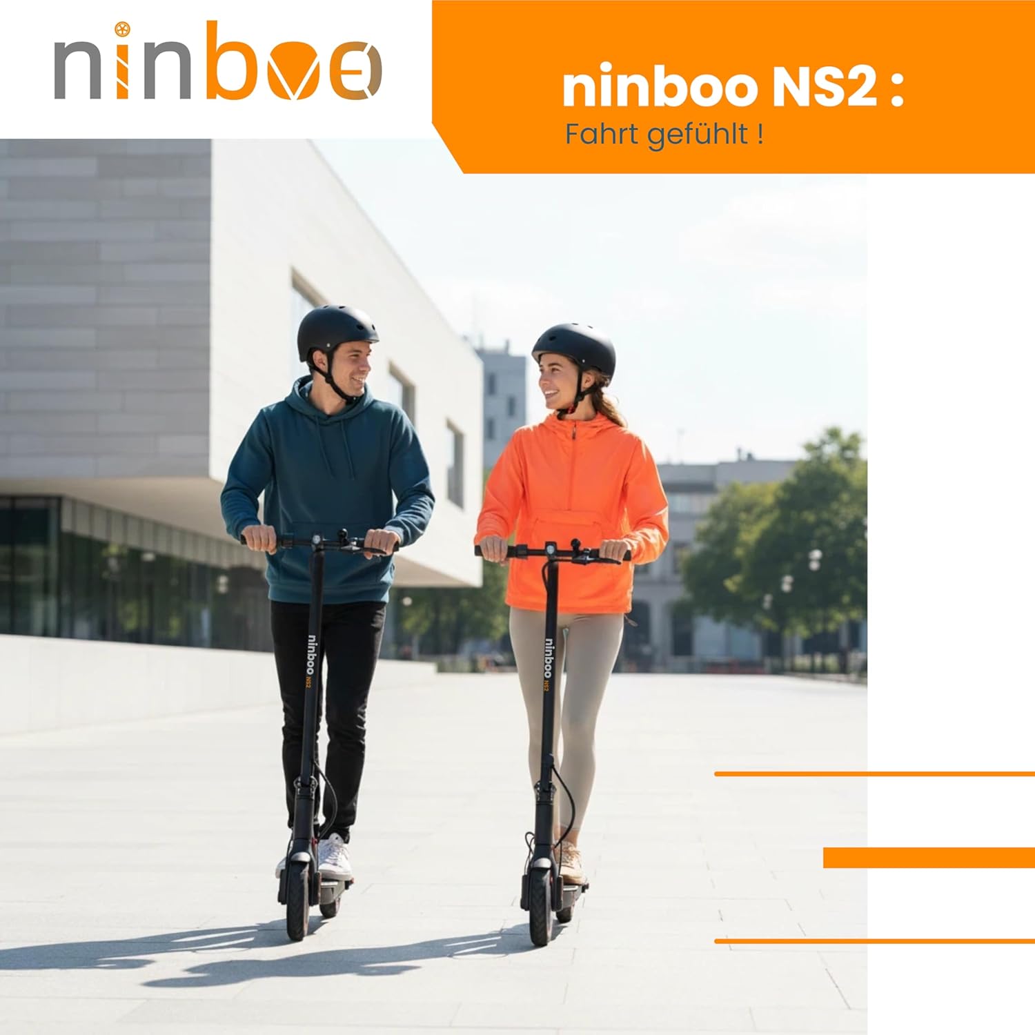 NS2 Series E-Scooter, 350-500W Motor, 8.5-10 Inch Tyres, 25-50 km Range, 20 km/h Folding Scooter for Adults, City & Commuter – Bild 8