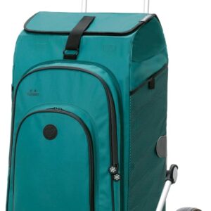 ANDERSEN Royal Shopper Hydro 3.0 Petrol 62 L Bike Shopping Trolley Backpack Thermal Aluminium Foldable Ball Bearing Wheel