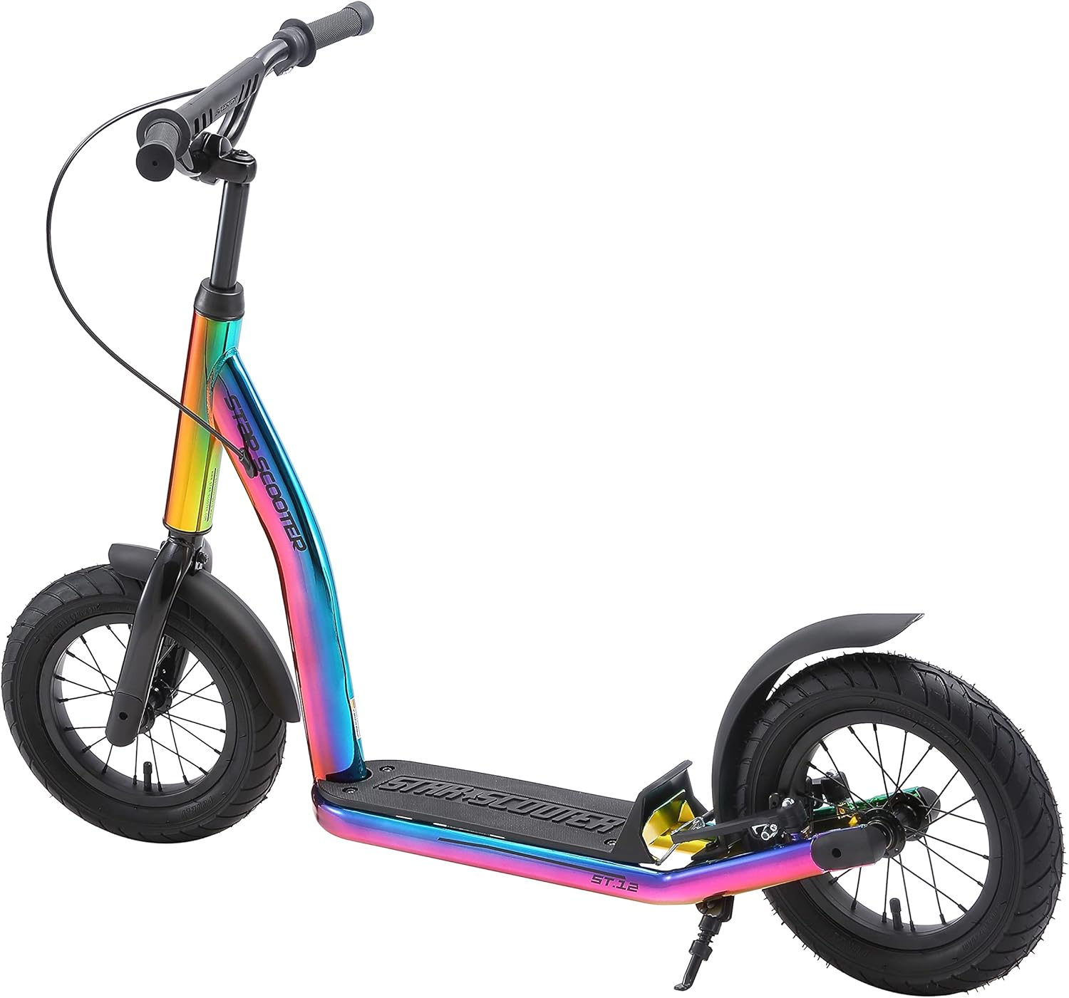 STAR SCOOTER Children's Scooter from 7 Years City Kick Scooter Pneumatic Tyres Height Adjustable 12 Inch New Gen – Bild 3