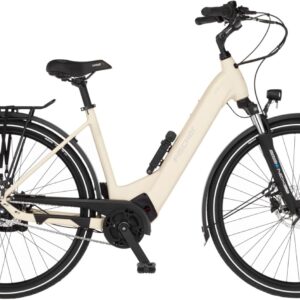 Fischer E-Bike City CITA 6.8i Ultimate Electric Bicycle for Men and Women, Middle Motor 50 Nm, 36 V Battery