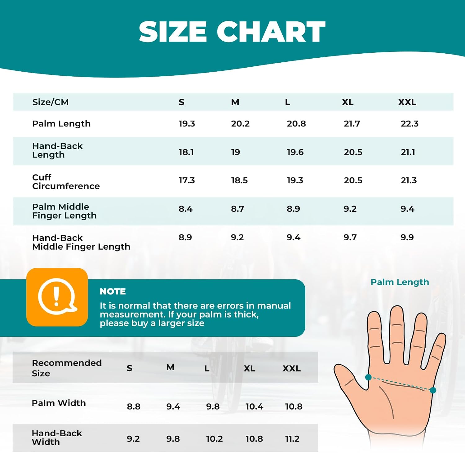 ROCKBROS Cycling Gloves for Spring Summer Full Finger Long Finger Touchscreen Cycling Gloves Men Women Mountain Bike Road Bike – Bild 7