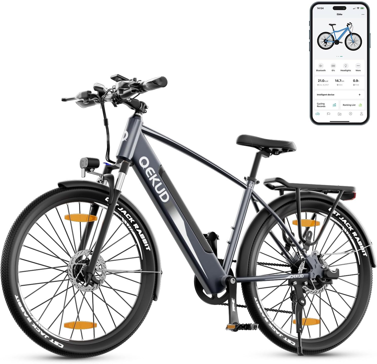 E-Bike Damen/Herren, 26 Zoll/27.5 Zoll Elektrofahrrad, mit 36V 13Ah Li-Ion Akku, 250W Motor, Reichweite bis zu 100KM im Hybrid Modell