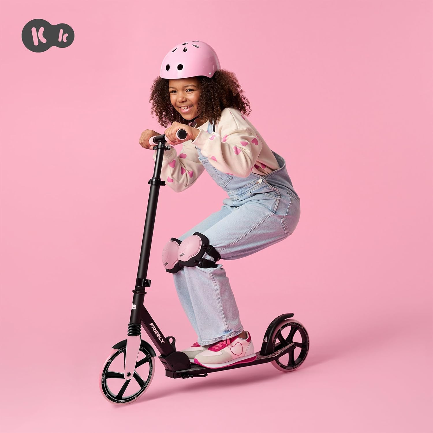 Kinderkraft Freely Scooter ab 3 Jahren, Kinderroller bis zu 100 kg, schnellen Zusammenklappen, Räder aus PP – Bild 11