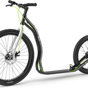 Yedoo Trexx Disc Scooter – up to 150 kg, with Pneumatic Tyres 26/20 – Off-Road Scooter for Adults, Aluminium Alloy Dog Scooter with Disc Brakes and Adjustable Handlebar, Weight 9.1 kg
