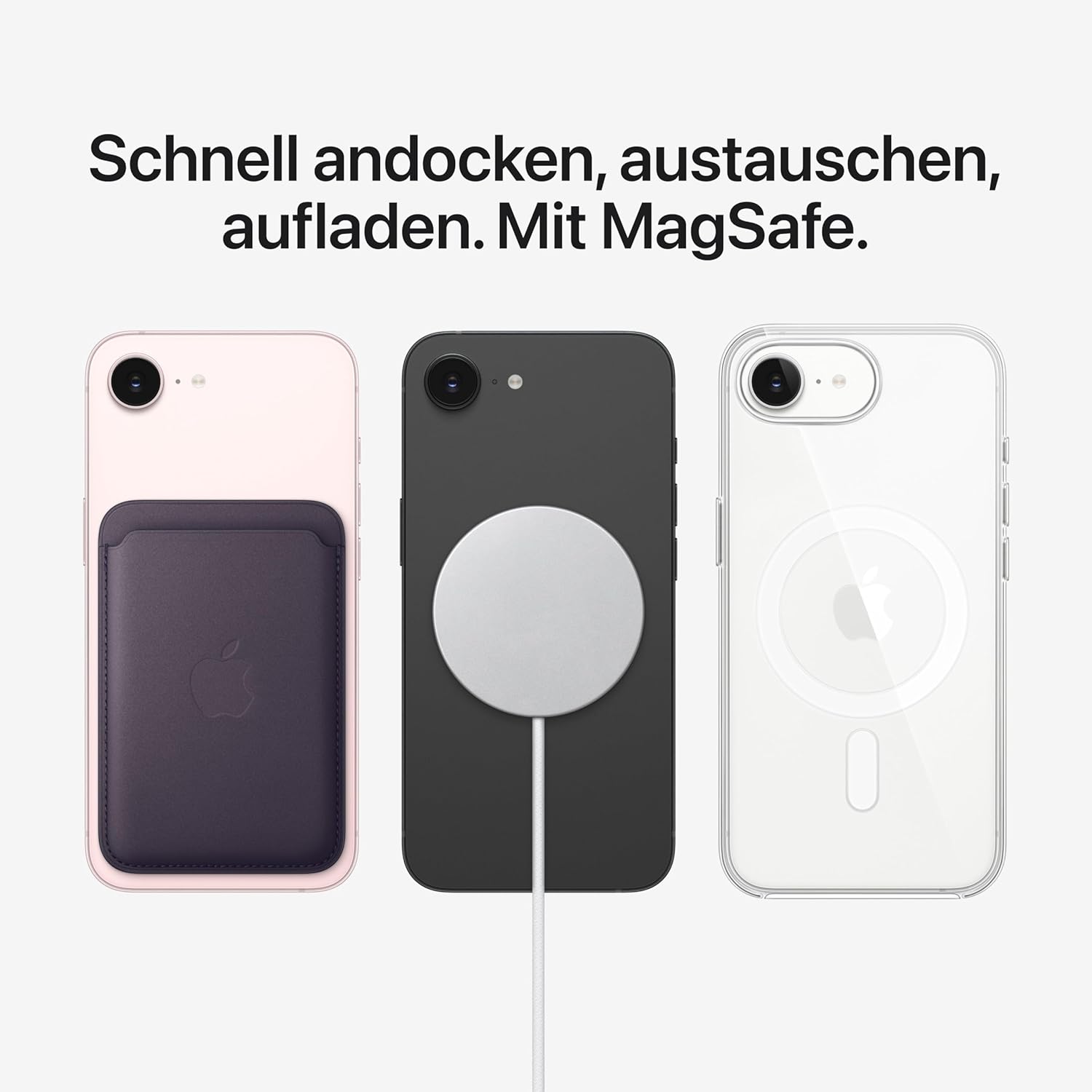 Apple iPhone 17e (256GB): 6.1" Super Retina XDR Display, A19 Chip, All Day Battery, 48MP Fusion Camera; Black – Bild 3
