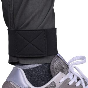 wisdompro Elastic Webbing 1 Pair 5 cm x 33 cm, Elastic for Tensioning Trouser Legs and Sleeves, Straps for Wading, Fishing, Cycling