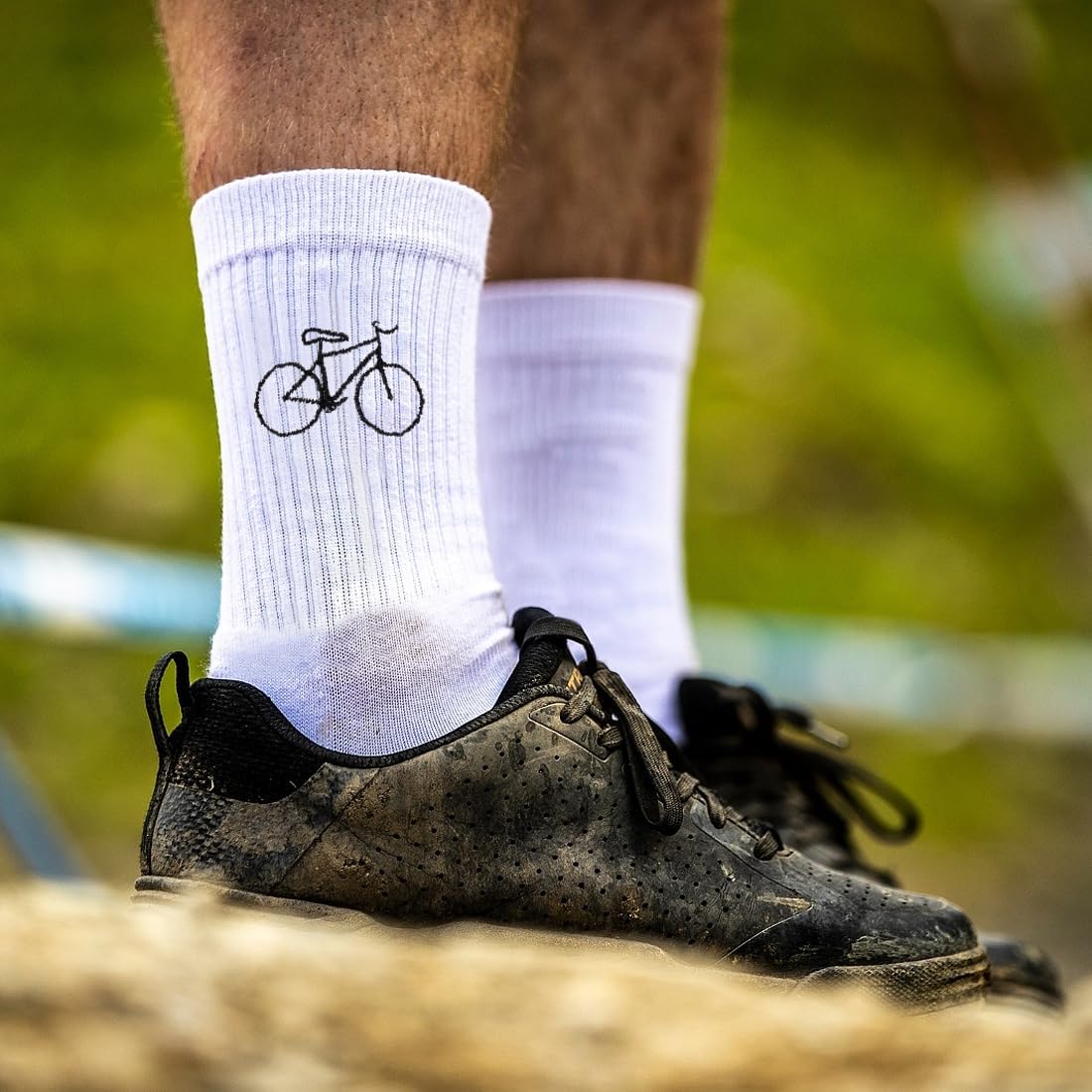 HUKUMA Road Bike Socks, 35-46 Bicycle Socks Men, Bicycle Gift for Men and Women, Road Bike Accessories, Bicycle Rider Tennis Socks Accessories, Funny Gift for Birthday Men and Women – Bild 7