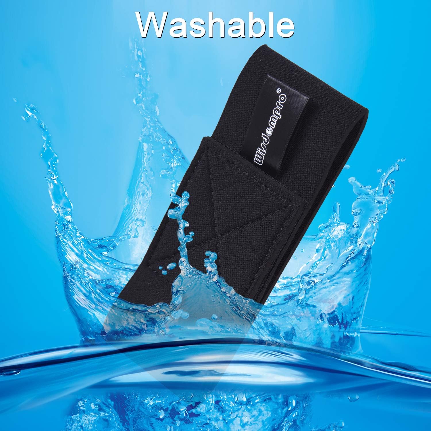 wisdompro Elastic Webbing 1 Pair 5 cm x 33 cm, Elastic for Tensioning Trouser Legs and Sleeves, Straps for Wading, Fishing, Cycling – Bild 7