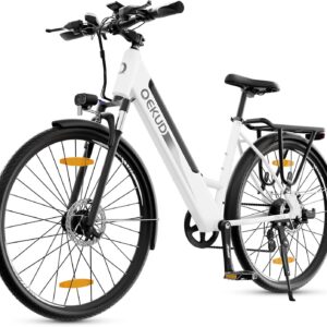Electric Bicycle, E-Bike Trekking Bike E-City Bike, 36 V 12.5 Ah Li-Ion Battery Mountain Bike Commuter Bike, LCD Display, Range up to 100 Km, EU Compliant, with App