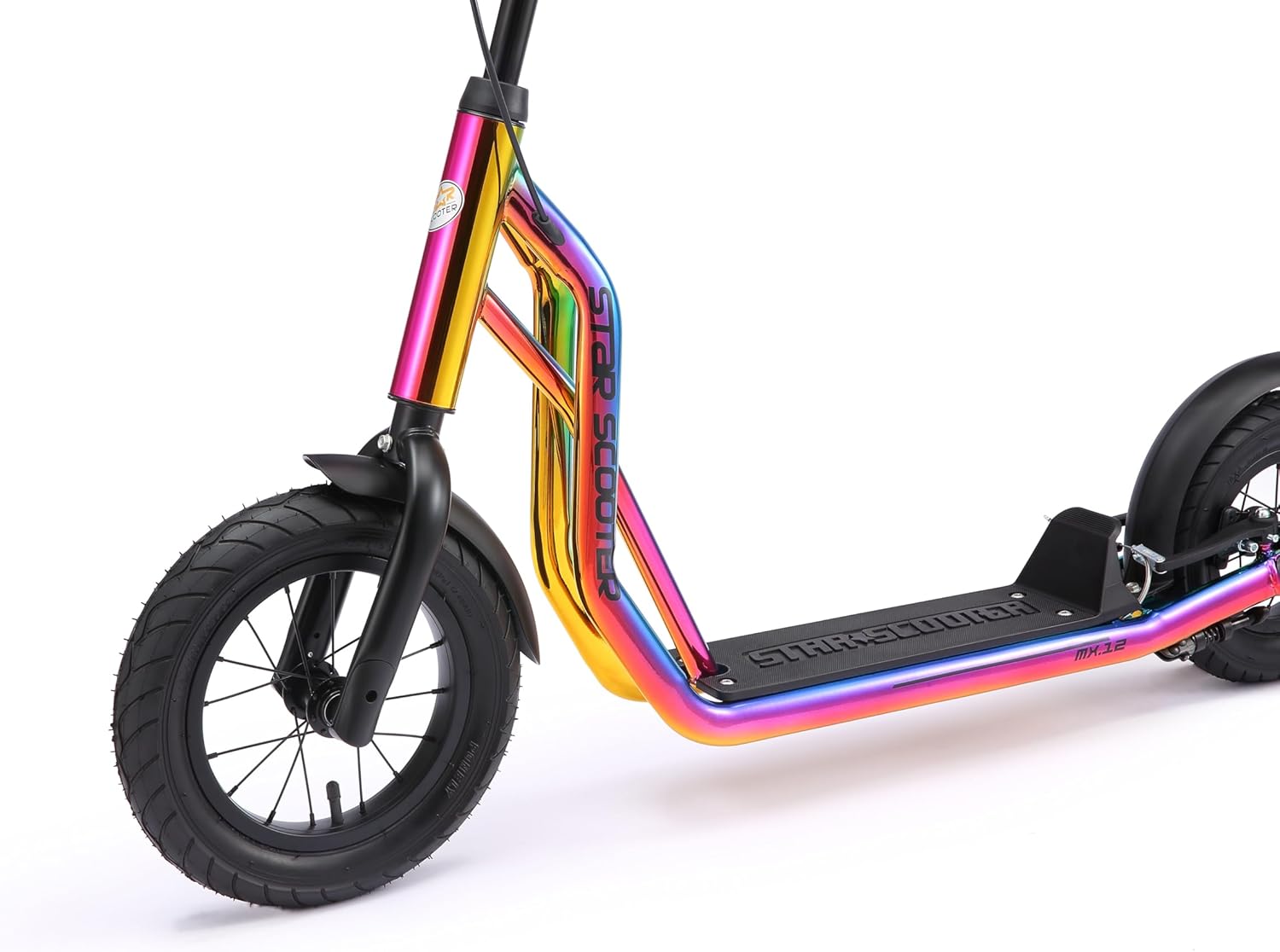 STAR SCOOTER Children's Kick Scooter from 6-7 Years | 12/10 Inch Mixed City Kick Scooter Pneumatic Tyres – Bild 5