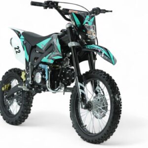 KXD 612 Adler 140CC 17 Inch 14 Inch Eagle 140 cc Dirt Bike Cross Bike E&K Motor Bike with Headlight Cross Bike Off-Road Power Motor 90 km/h Turquoise