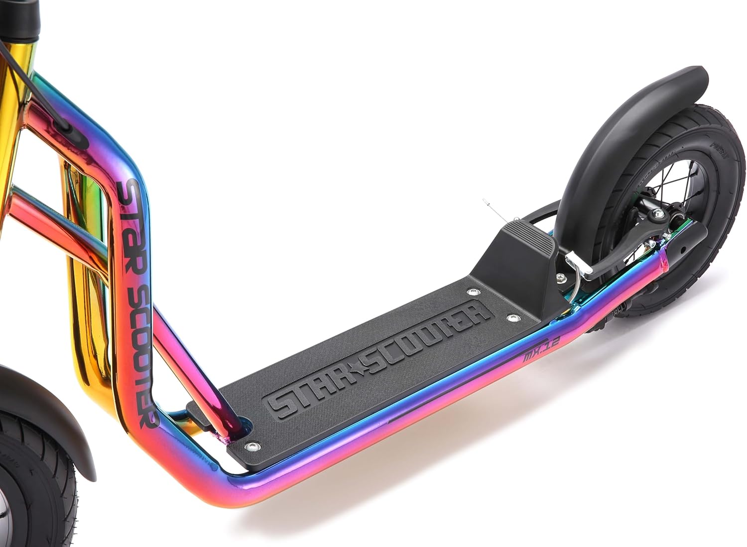 STAR SCOOTER Children's Kick Scooter from 6-7 Years | 12/10 Inch Mixed City Kick Scooter Pneumatic Tyres – Bild 6