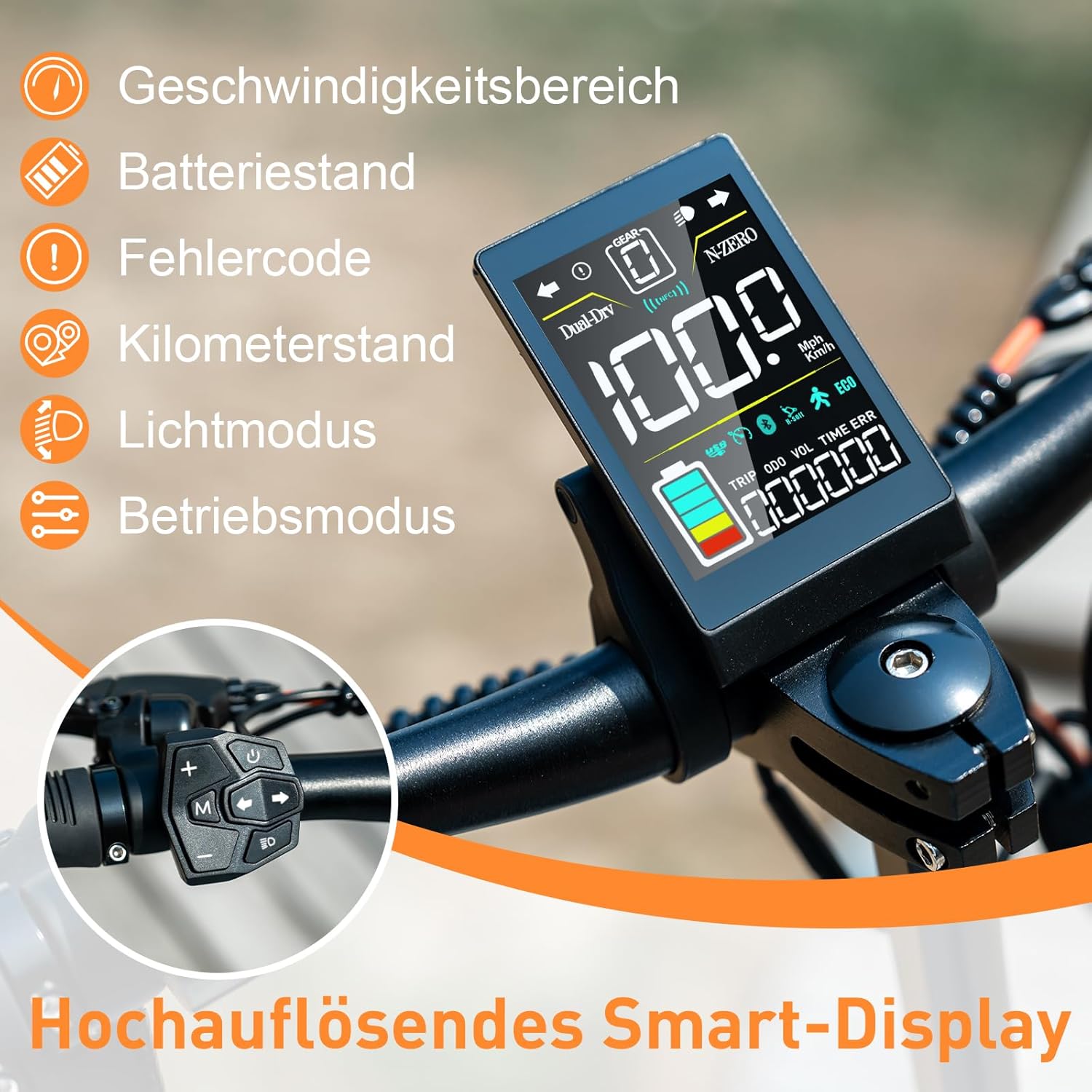 JOYOR E Scooter T Series, Range 40-100 Km, Electric Scooter with Hydraulic Spring Shock Absorber Front and Rear, Foldable E Scooter Off-Road, 150 kg Load Capacity – Bild 4
