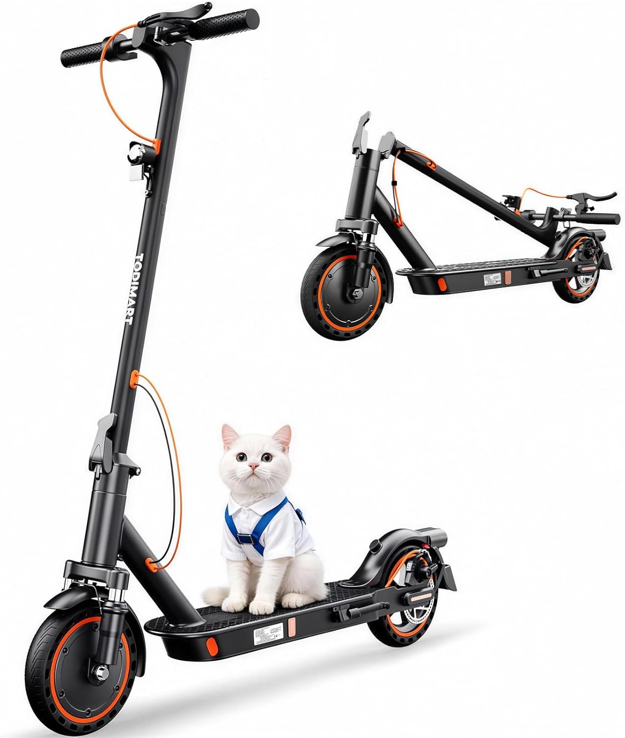 TODIMART E-scooter with road legal T6, 35 km range