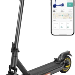 Electric Scooter for Adults, 10 inch, App Control, Double Brake System, Front and Rear Shock Absorber, 60 km Long Range, Load 286 lb
