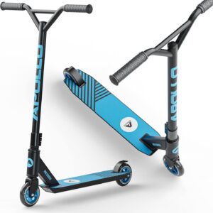 Apollo Genius Pro Stunt Kick Scooter, Robust and Fun Kick Scooter with ABEC 9 Bearings for Children from 6 Years