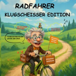 Unnützes Wissen für Radfahrer Klugscheisser Edition Speichenklatsch & Sattelwissen: Das humorvollste Fahrradbuch der Welt – verrückter Geschichten, … – ein originelles Geschenk für alle Radfans