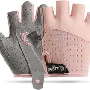 Children’s Cycling Gloves, Half Finger Gloves, Non-Slip and Sweat-Wicking, Protective Palm