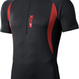 MEETWEE Men’s Cycling Jersey, Short Sleeve/Long Sleeve, Cycling Clothing, Bicycle Jersey, T Shirt for Men, Breathable Cycling Jersey, Quick Drying Cycling Clothing