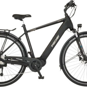 Fischer E-Bike Trekking VIATOR 4.2i Active Electric Bicycle for Men and Women, RH 55, Mid Motor 80 Nm, 36 V Battery