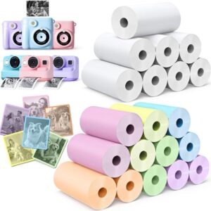 20 Rolls Instant Camera Refill Paper, HD Kidizoom Print Camera Paper, Refill for Most Kids, Instant Camera, BPA Free (2.5 x 5.7 cm)