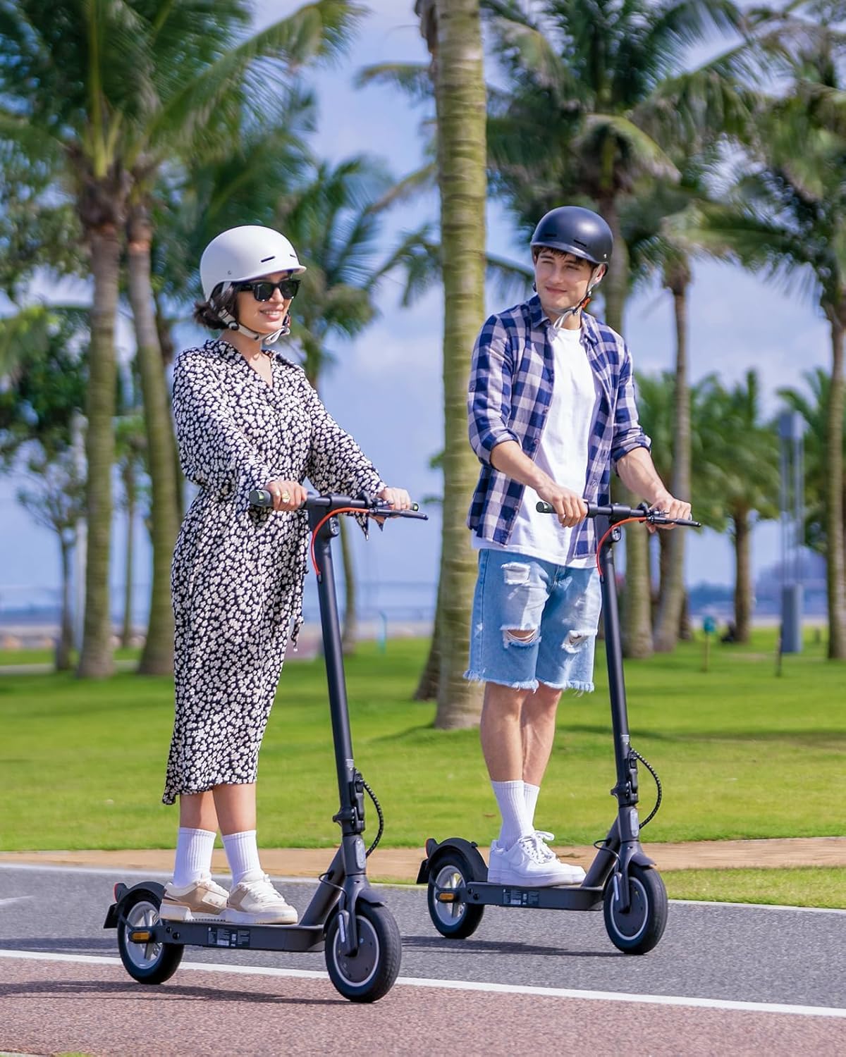 E Scooter with Road Approval ABE, 5TH WHEEL V30PRO Electric Scooter with Indicator, 10 Inch Tyres, 25-30 km Range, with App, 4 Speed Modes, Load 120 kg, Portable Travel E Scooter – Bild 7