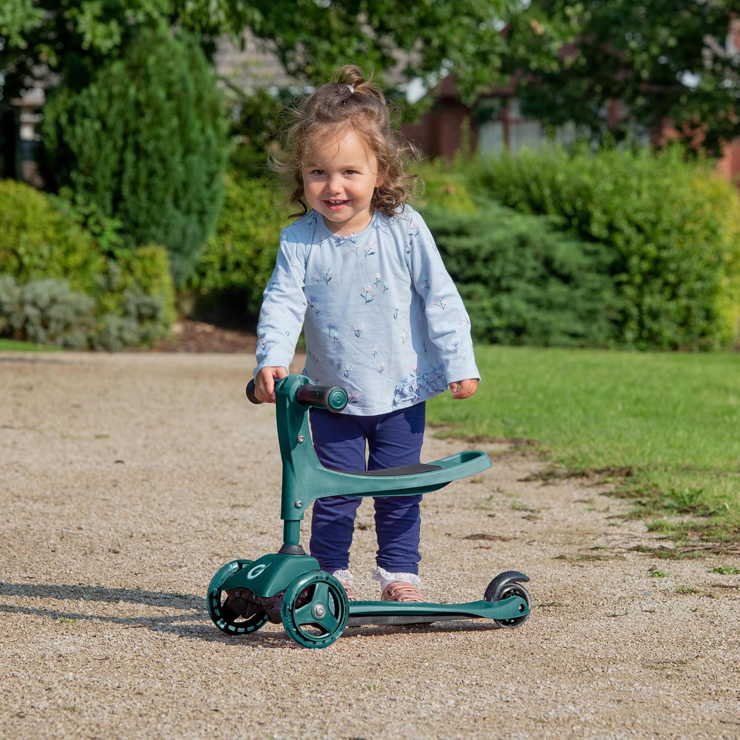 Evo EVO 3-in-1 Cruiser Scooter, Adjustable Handle Height, 3-Level Interchangeable Design, Scooter with Seat Convertible into 2-Wheel Scooter, Ideal First Scooter for Children from 1 Year – Bild 8