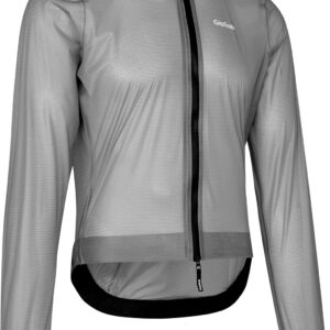 GripGrab PACR Emergency Cycling Rain Jacket Men’s Road Bike Jacket Thin Lightweight Waterproof Tight Fit Transparent