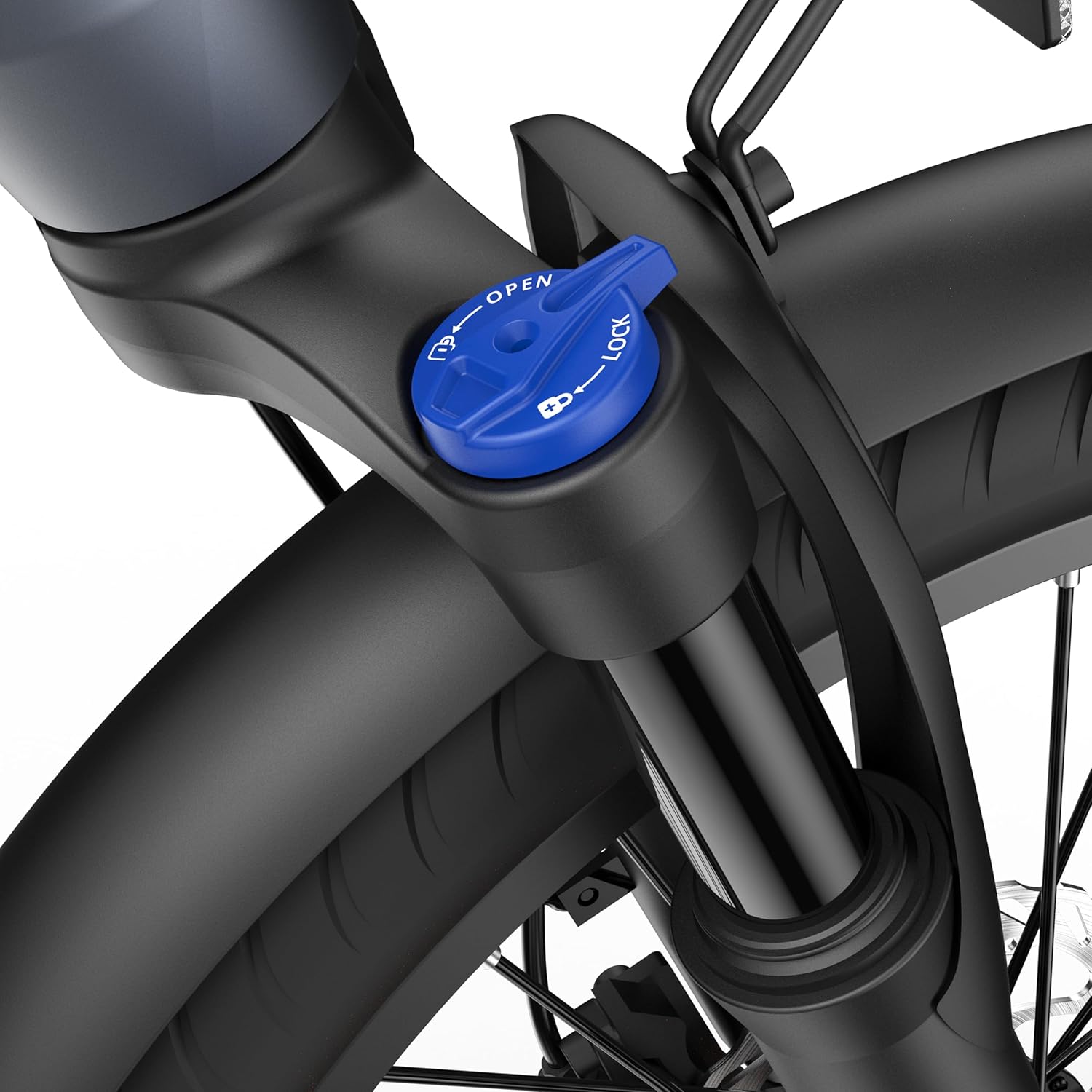 ADO E-Bike Air20Pro/Ultra, Electric Bikes, Bafang Brushless Motor, Folding Bike E-Bike, Belt Drive, Dual Mode Switching E Bike 20 Inches, 2/3 Gear, ADO Smart App, 2.4 Inch IPS Display, ebike Women/Men – Bild 9